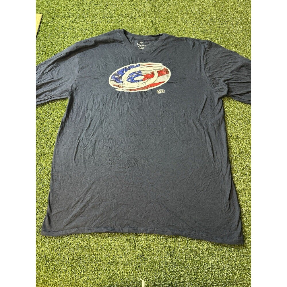 Fanatics NHL Pro Carolina Hurricanes Long Sleeve Tee T-Shirt Sz 2XL